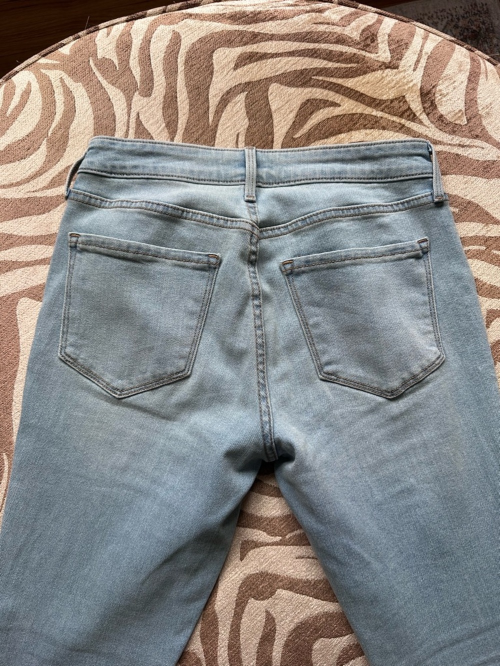 Old Navy Light Blue High-Rise Super Skinny Jeans - Women’s Petite 6 - Picture 3 of 4